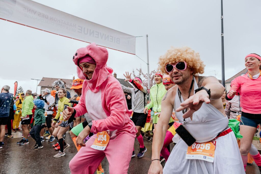 marathon des vins de la côte chalonnaise déguisement